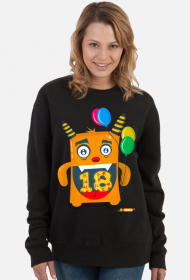 Bluza damska czarna - Monster na 18 Urodziny