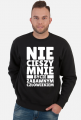 Bluza męska czarna - Nie Cieszy Mnie...