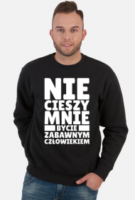 Bluza męska czarna - Nie Cieszy Mnie...