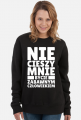 Bluza damska czarna - Nie Cieszy Mnie...