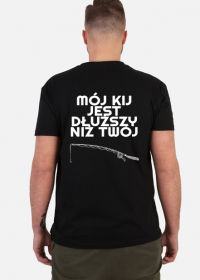 Koszulka Dla Wędkarza - Mój Kij jest dłuższy niż Twój