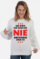 Bluza damska biała - Nie Wiem, Nie Znam Się...