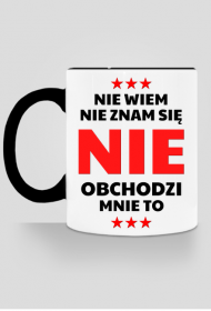 Kubek kolor - Nie Wiem, Nie Znam Się...