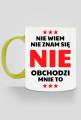 Kubek kolor - Nie Wiem, Nie Znam Się...