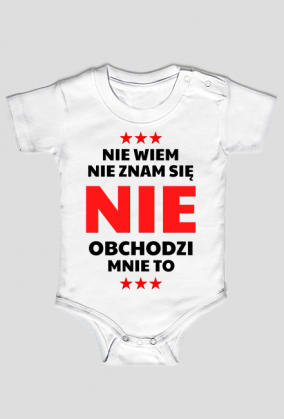 Body niemowlęce - Nie Wiem, Nie Znam Się...