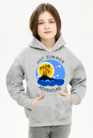 Bluza dziecięca z kapturem na wakacje i lato - Hot Summer Adventure