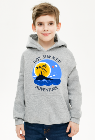 Bluza dziecięca z kapturem na wakacje i lato - Hot Summer Adventure