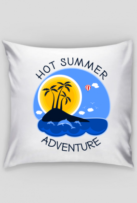 Wakacyjna poszewka na poduszkę Jasia - Hot Summer Adventure
