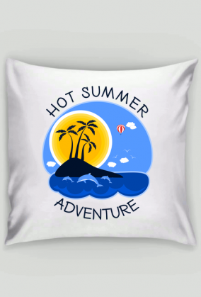Wakacyjna poszewka na poduszkę Jasia - Hot Summer Adventure