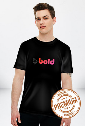 KOSZULKA MĘSKA B-BOLD kolor czarny