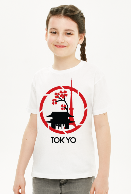 Koszulka krótka dziewczęca - Tokyo