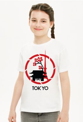 Koszulka krótka dziewczęca - Tokyo