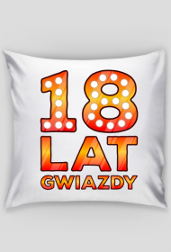Poszewka na poduszkę Jasia - 18 Lat Gwiazdy