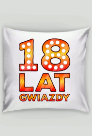Poszewka na poduszkę Jasia - 18 Lat Gwiazdy