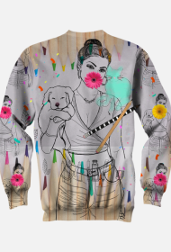 Bluza "Pets, art and flowers are just me"