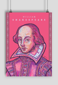 William Shakespeare - Print A2