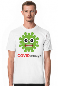 Koszulka męska COVID ończyk