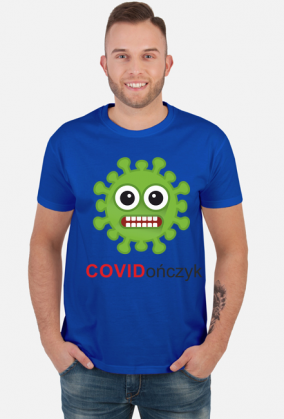 Koszulka męska COVID ończyk