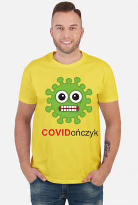 Koszulka męska COVID ończyk