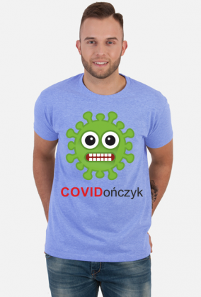 Koszulka męska COVID ończyk