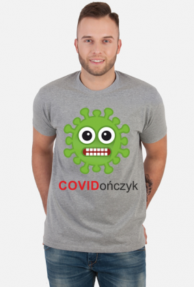 Koszulka męska COVID ończyk