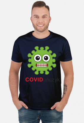 Koszulka męska COVID ończyk
