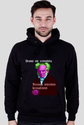 Schopenhauer (bluza czarna z kapturem)