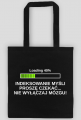 Torba na zakupy czarna - Indeksowanie Myśli