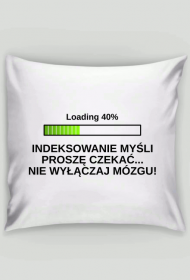 Poszewka na poduszkę Jasia - Indeksowanie Myśli