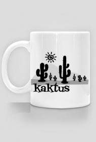 Kubek na wakacje i lato - Kaktus