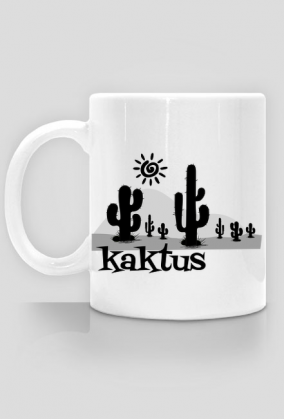 Kubek na wakacje i lato - Kaktus