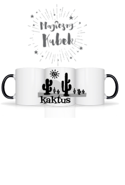 Magiczny kubek na wakacje i lato - Kaktus