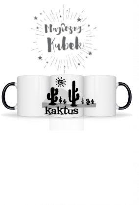 Magiczny kubek na wakacje i lato - Kaktus