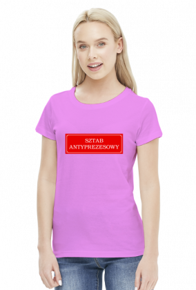 Sztab Antyprezesowy - koszulka antyPiS damska