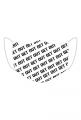 "get out" mask