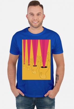 T-shirt z autorską grafiką, Promieniowanie