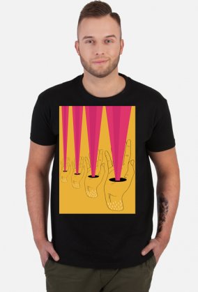 T-shirt z autorską grafiką, Promieniowanie