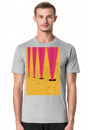 T-shirt z autorską grafiką, Promieniowanie