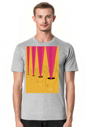 T-shirt z autorską grafiką, Promieniowanie