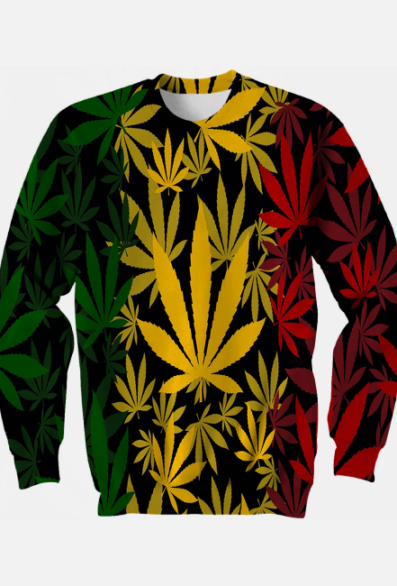 Bluza Fulprint Reggae GANJA marihuana