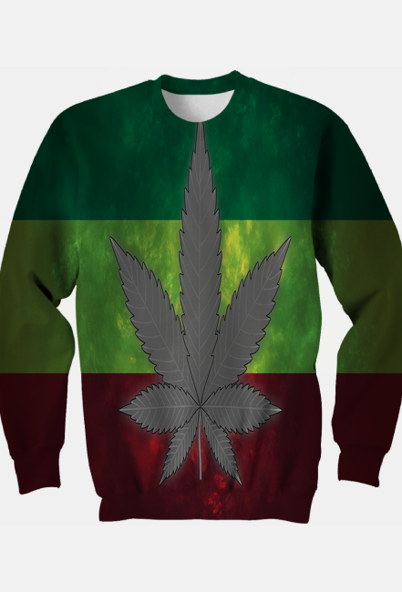 Bluza Fulprint Ganja Marihuana THC