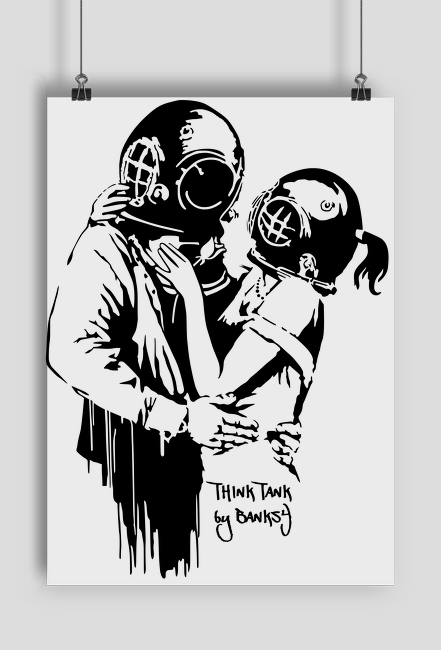 Plakat Think Tank Banksy A1