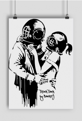 Plakat Think Tank Banksy A1