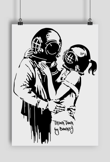 Plakat Think Tank Banksy A2