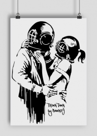 Plakat Think Tank Banksy A2