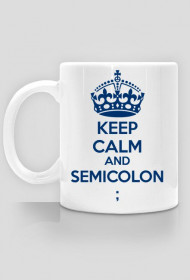 Semicolon MUG Dark Blue