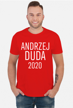 Koszulka DUDA 2020 - czerwona