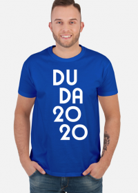 Duda 2020 - koszulka męska niebieska