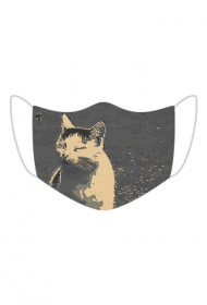 Maseczka Comic Journey Cat Nothing Matter