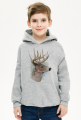 Bluza chłopięca z kapturem Jeleń